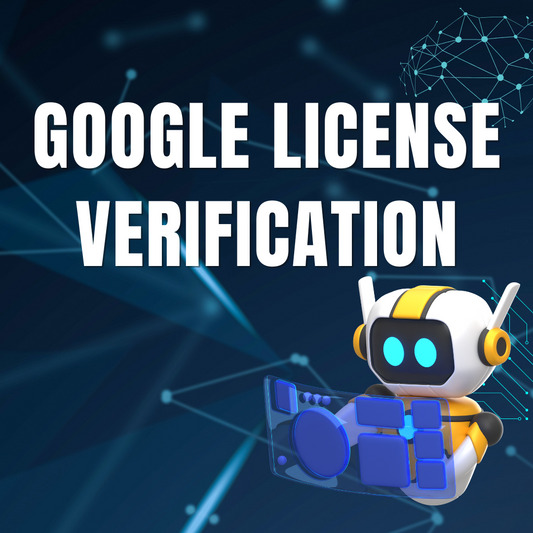 Google license verification